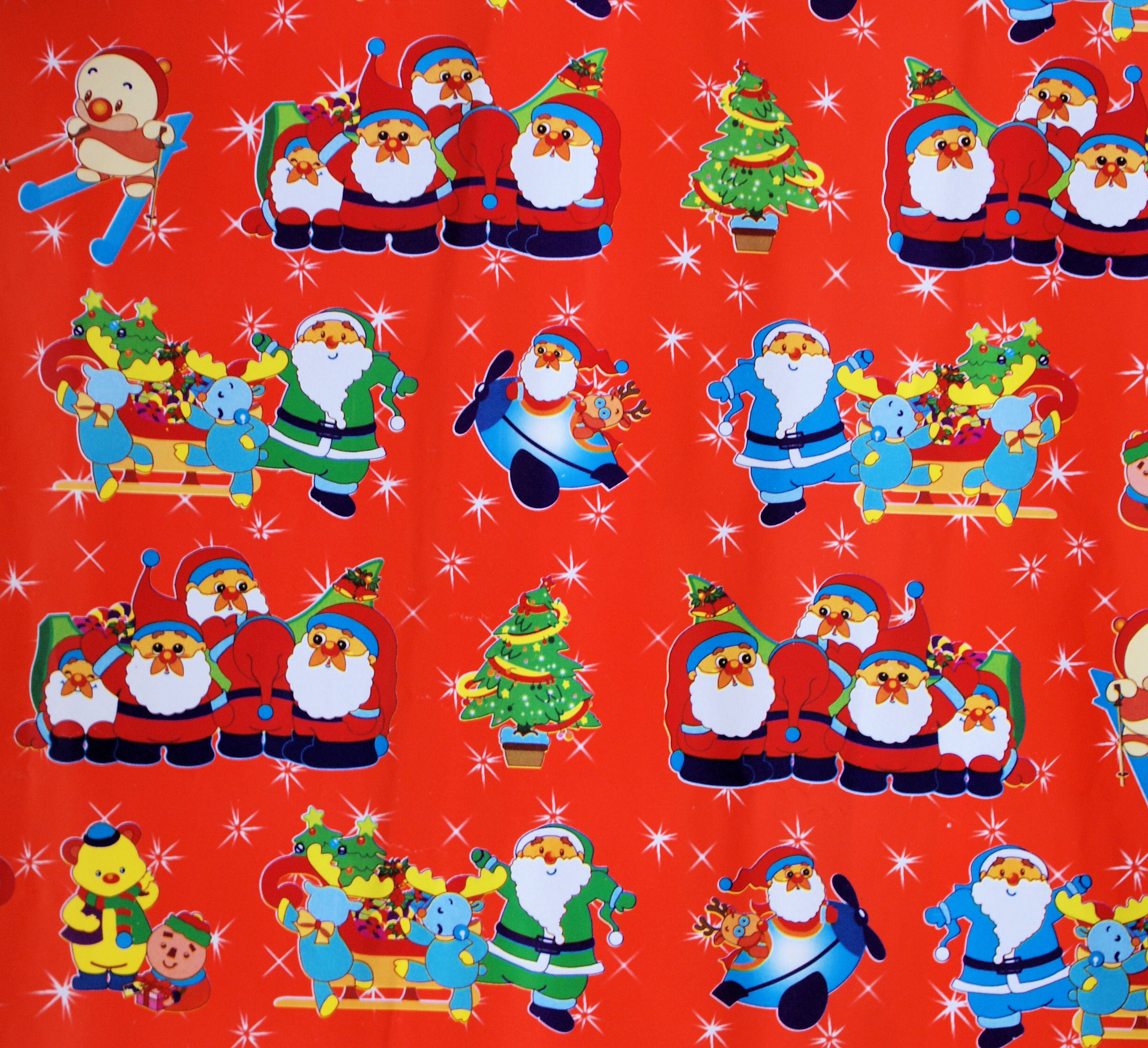 Printable High Resolution Christmas Wrapping Paper