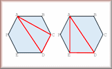 Triangles in Hexagons Worksheet