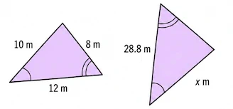 Two triangles