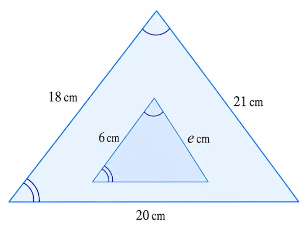 Two triangles