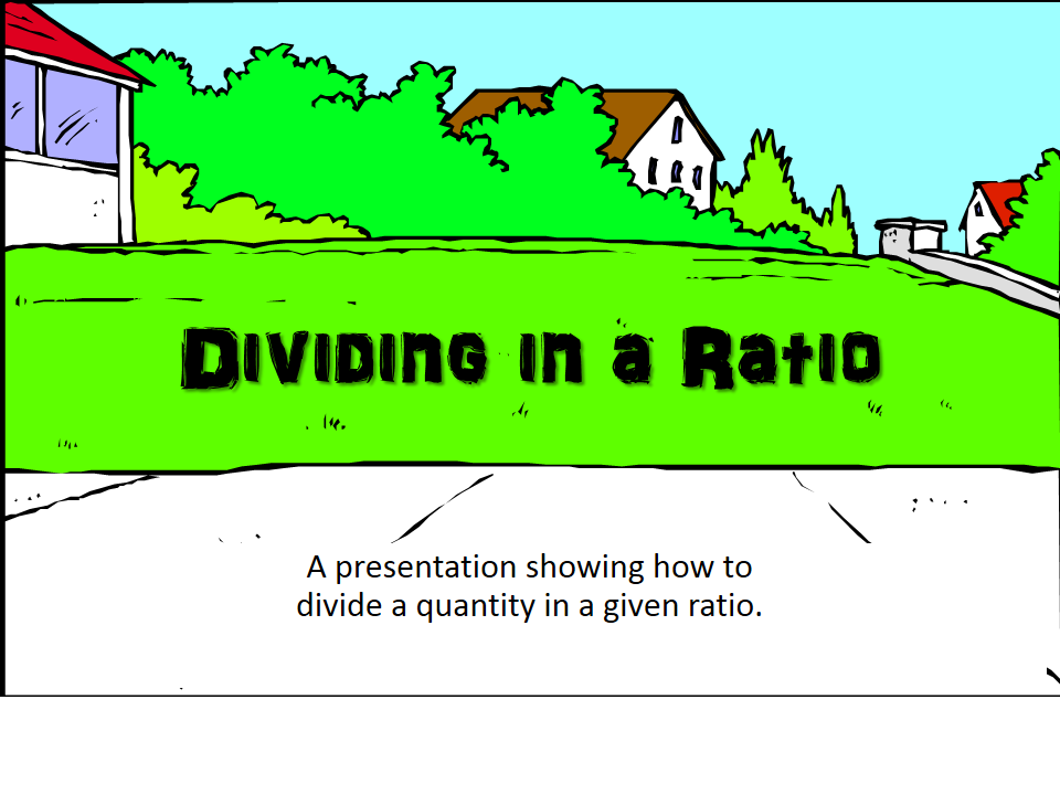 Dividing in a Ratio