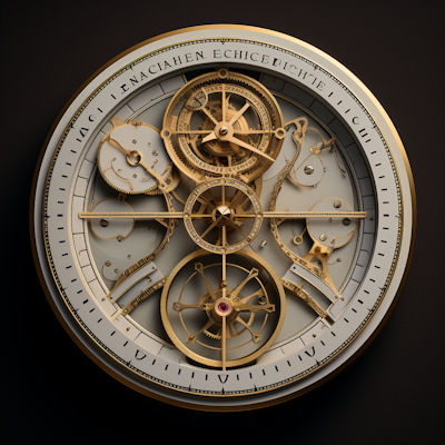 An artificial intelligence created idea of what an Archimedes Dial might look like.