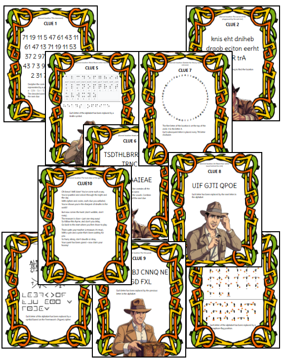 Treasure Hunt Clue Generator
