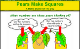 Pears Make Squares