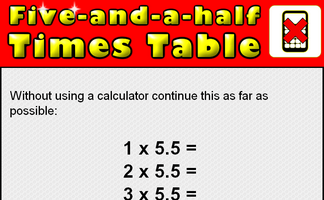 5.5 Times Table