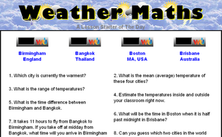 Weather Maths