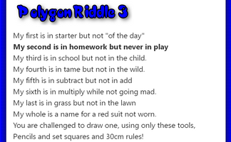 Polygon Riddle 3