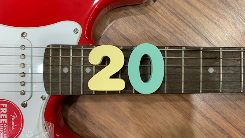 The number twenty