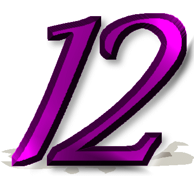 The number twelve The number twelve