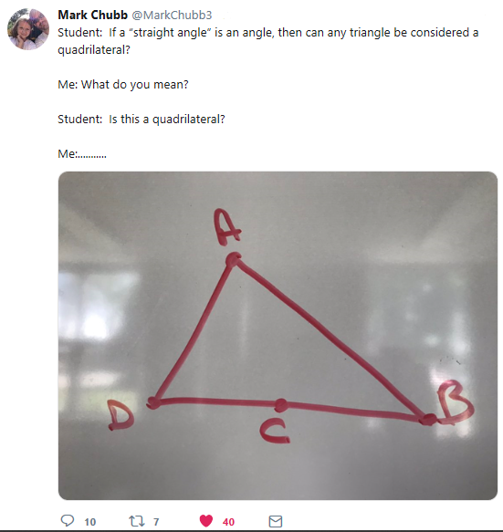 Triangle or Quadrilateral?